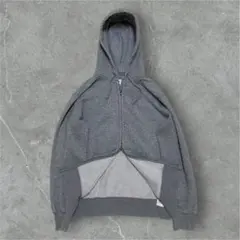 00s OLD UNIQLO zip up hoodie Y2K グレー M