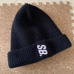 レア NIKE SB ナイキ エスビー ビーニー ニットキャップ SB 刺繍 黒