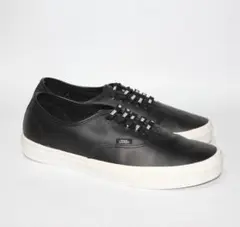 VANS AUTHENTIC オーセンティック レザー 革 オールブラック 27 - メルカリ