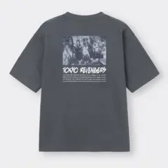 東京リベンジャーズ GUコラボ　Tシャツ　グレー　Sサイズ