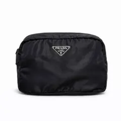 PRADA プラダ ブラック ナイロン ポーチ 黒 ブラック