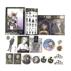 ツイステ シルバー 缶バッジ カフェ 特典 アクスタ アクキー ディアソムニア