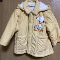 ベビー服　あたたかコ-ト内側ボア　スヌーピー刺繍入り　【美品 】サイズ95
