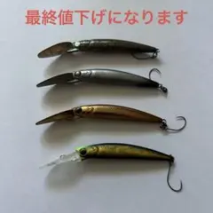 エリアトラウト　浮上系ミノー　GJ グリム　スティル　T2 12個セット エリアトラウト 浮上系ミノー GJ グリム スティル T2 12個セット