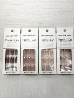 KISS NEW YORK Press & Goネイルチップ 30個入り　4箱のサムネイル