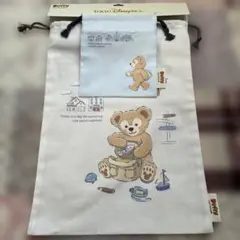 東京ディズニーシー ダッフィー　きんちゃく2枚