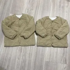 ユニクロ　UNIQLO お揃い　キルティングボアフリースリバーシブルジャケット