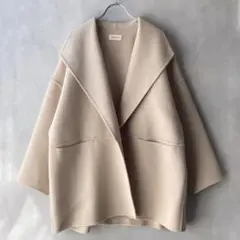 美品✨デプレ 23AW ウール100 ダブルフェイス　メルトンビーバーコート