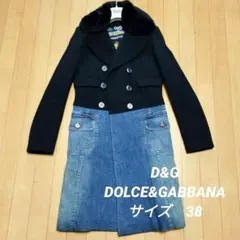 D&G ダブルブレスト ピーコート・ウールコート