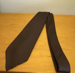 【極美品】TIE YOUR TIE　セッテピエゲ　ブラウン　ソリッド　50oz