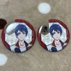 デュース ・デュース・スペード ツイステ アニメ 箔押し缶バッジ