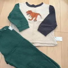 UNIQLO 恐竜刺繍 パジャマ 100cm アニア