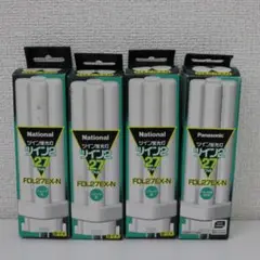 未使用 4点 ナショナル ツイン蛍光灯 27ワット FDL27EX-N 昼白色