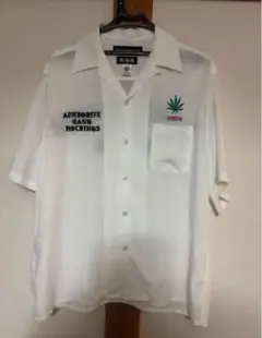 ワコマリア　舐達麻 50'S OPEN COLLAR SHIRT WHITE Mのサムネイル