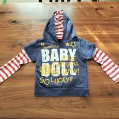 BABY DOLL パーカー 100cm ネイビー