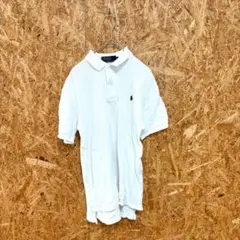 POLO by RalphLauren 半袖ポロシャツ ワンポイント ホワイト