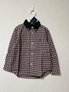 新品Ralph Lauren チェック柄長袖シャツ 3T(100cm)