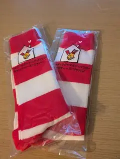 【非売品！未使用2足セット】マクドナルド ソックス 靴下23〜28センチ