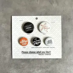 PORTER 缶バッジ 5個セット 吉田カバン ポーターのサムネイル