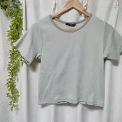 カスタネ　Kastlane ミントグリーン 半袖Tシャツ