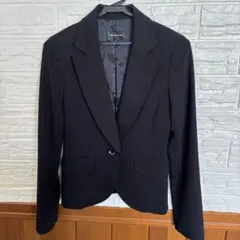 QUEENS COURT ブラック ビジネスジャケット
