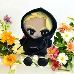 ぬい服　パーカー　10cmぬいぐるみ　ブラック　すのチルノーマル　推し活　黒