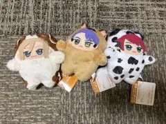 A3! もふめ〜とワンワンぬいぐるみ 秋組 兵頭十座 摂津万里　七尾太一