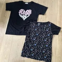 しまむら　半袖Tシャツ160 GUシーイン　ユニクロ　デビロック　ハニーズ好きのサムネイル