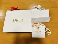 リボン付き　Dior ショップ袋 ショッパー 3点セットのサムネイル