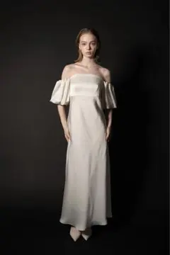 Acka one shoulder point one-piece ivory - メルカリ