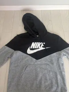 NIKE パーカー ブラック グレー AR2510-063 M キッズ
