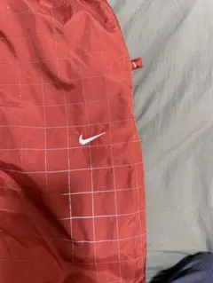 【タイムセール23時まで】Nike 赤 トラックパンツ　 チェック柄