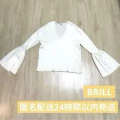 BRILL シアーボートネック プルオーバー 完売色ボルドー - メルカリ