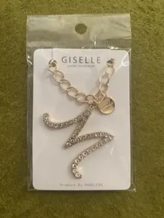 イニシャル　チャーム　キーホルダー　M