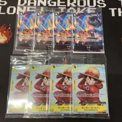 ワンピースカード イベント配布パックA B 各4セット 計8セット