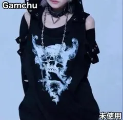 Gamchu【ガムチュ】ボクはずっと日陰にいたいなフード付きスカルタンクトップ 2026年最新】gamchuの人気アイテム - メルカリ