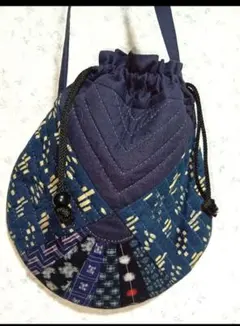 ハンドメイド　パッチワーク　ショルダーバック