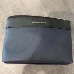 MICHAEL KORS ポーチ ネイビー ブラックのサムネイル