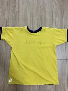 TCBジーンズ　リバーシブルTシャツ イエロー 38 TCBジーンズ リバーシブルTシャツ イエロー 38 - メルカリ