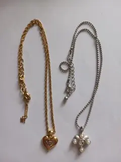 NINA RICCI、ELLE、ネックレス2本セット