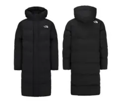 新品THE NORTH FACE 黒 ロングダウンジャケット　L 男女兼用