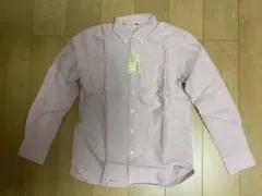 無印良品 ボタンダウンシャツ L サーモンピンク 新品