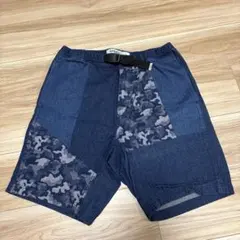 Laundry デニム ショートパンツ カモフラ柄 ウェビングベルトのサムネイル