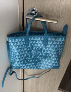 【アニヤハインドマーチ】ブルー　ショルダーバッグ