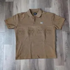 HUF ポロシャツ ブラウン Mサイズのサムネイル