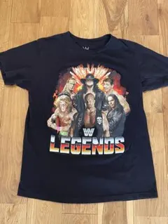 WWE LEGENDS フォトTシャツ ブラック Sサイズ