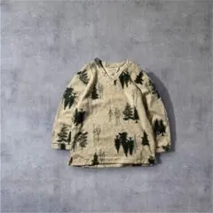 90s USA製 Woolrich 総柄 フリース　メンズ L相当のサムネイル