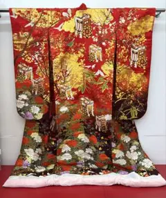⚫︎中古⚫︎相良刺繍⚫︎色打掛⚫︎豪華絢爛T-517-16 - メルカリ