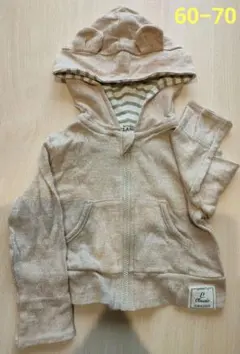 フード付きパーカー　耳付き　男の子　女の子