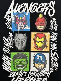 【MARVEL アベンジャーズ　アイアンマン　ハルク　ムービーTシャツ】